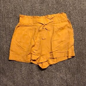 Mustard colored shorts - Super cute on
